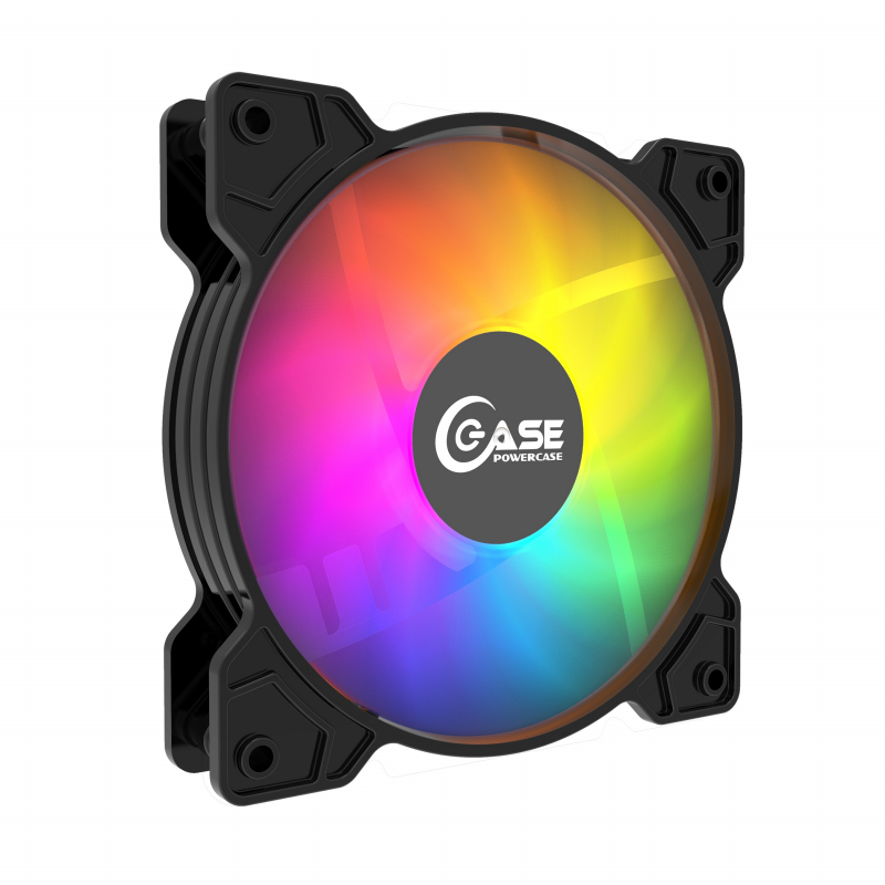 

Вентилятор Powercase M2, 120 мм, 1500rpm, 29.6 дБ, 4-pin PWM, 1шт, ARGB подсветка (M2), M2
