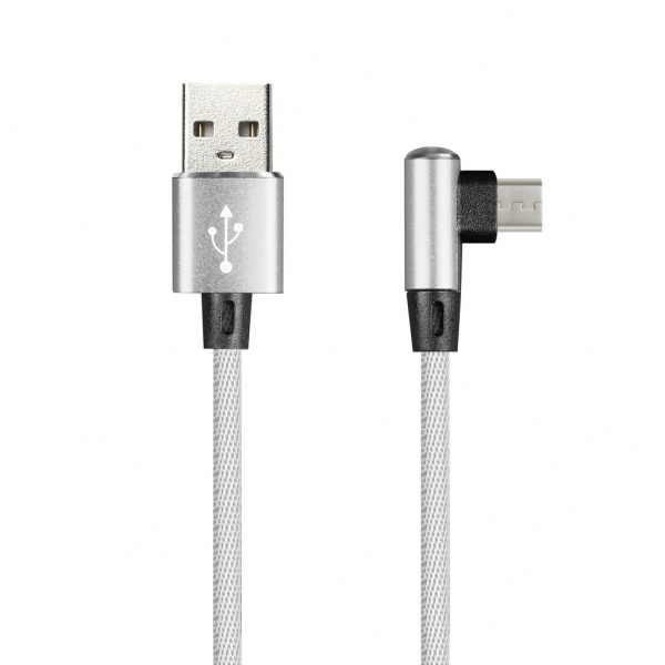 

Кабель USB 2.0(Am)-Micro USB 2.0(Bm), угловой, 2A, 1м, белый Smartbuy FLOW 3D L-TYPE iK-12FLL (iK-12FLL white), iK-12FLL