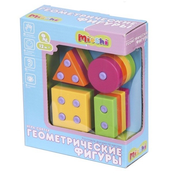 Игра-сортер Mioshi "Геометрические Фигуры"
