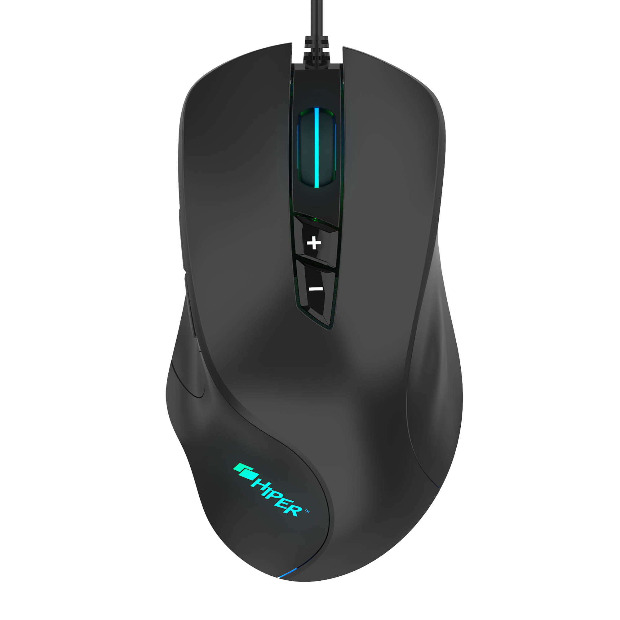 

Мышь проводная Hiper RAVEN GM-6, 5000dpi, оптическая светодиодная, USB, черный (GM-6), RAVEN GM-6