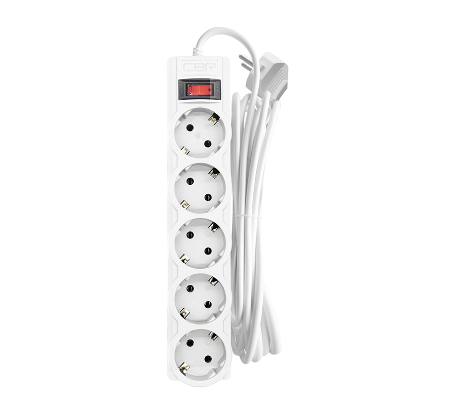 

Сетевой фильтр CBR CSF 2505-3.0, 5-розеток, 3м, белый (CSF 2505-3.0 White CB), CSF 2505-3.0