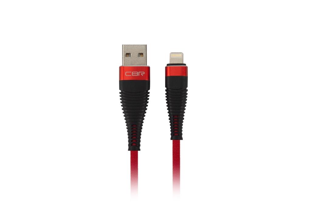 

Кабель USB-Lightning 8-pin, 2.1A, 1м, красный CBR CB 501, CB 501