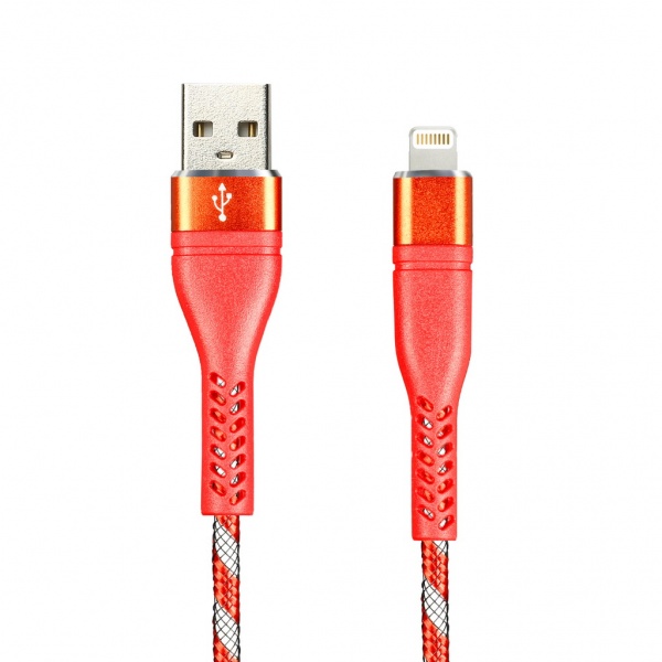 

Кабель USB 2.0(Am)-Micro USB 2.0(Bm), 2A, 1м, красный Smartbuy CARBON CANDY iK-512CAC (iK-512CAC red), iK-512CAC