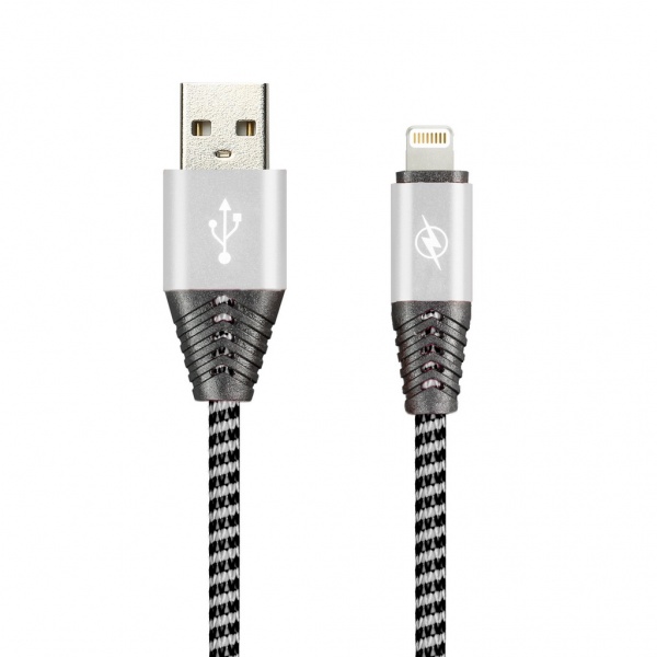 

Кабель USB 2.0(Am)-Micro USB 2.0(Bm), 2A, 1м, черный Smartbuy CARBON CANDY iK-512CAC (iK-512CAC black), iK-512CAC