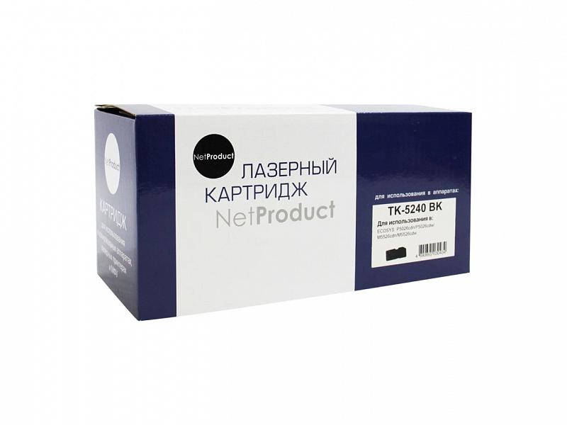 

Картридж лазерный NetProduct N-TK-5240Bk (TK-5240K/1T02R70NL0), черный, 4000 страниц, совместимый для Kyocera P5026cdn/M5526cdn