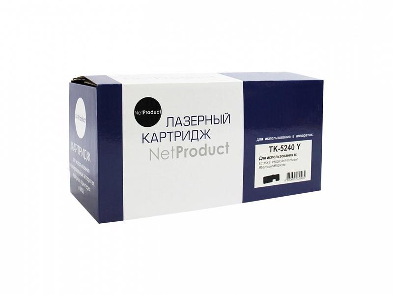 

Картридж лазерный NetProduct N-TK-5240Y (TK-5240Y/1T02R7ANL0), желтый, 3000 страниц, совместимый для Kyocera P5026cdn/M5526cdn