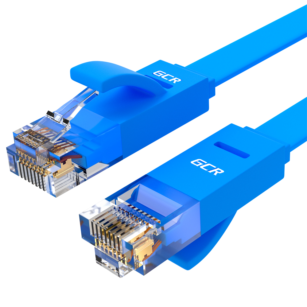 

Патч-корд UTP кат.6 2м, RJ45-RJ45, синий, плоский, Greenconnect (GCR-LNC621-2.0m), GCR-LNC621-2.0m