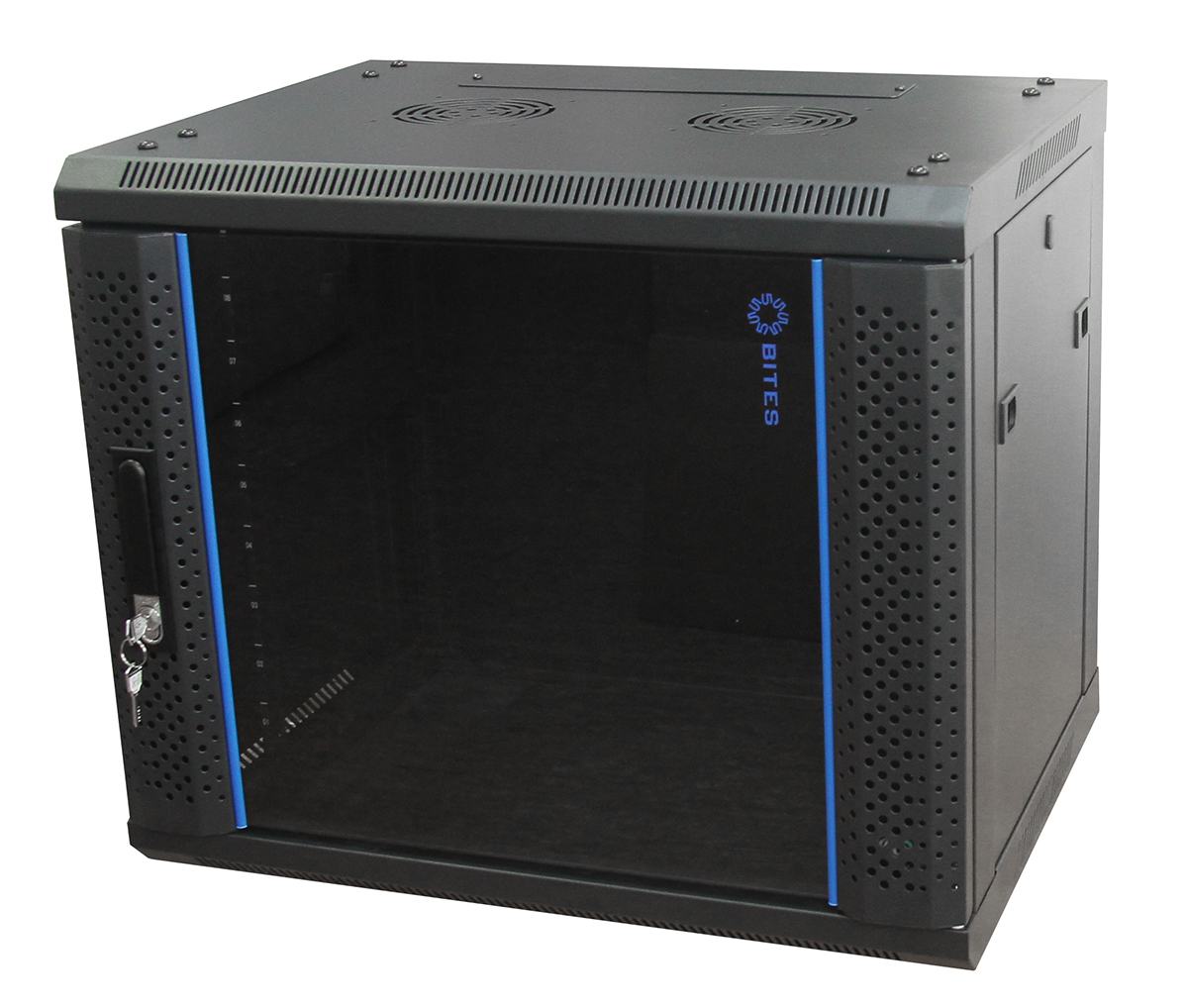 

Шкаф телекоммуникационный настенный 9U 600x450 мм, стекло, черный, разборный, 5bites (TC6403-09B)