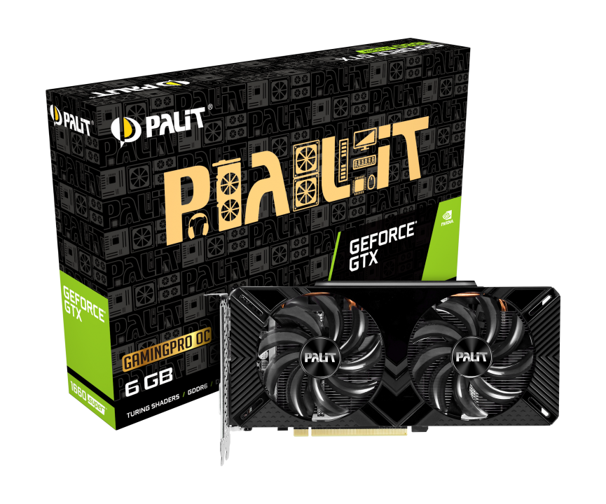 Видеокарта Palit NVIDIA GeForce GTX 1660 SUPER GAMING PRO OC, 6Gb DDR6 ...