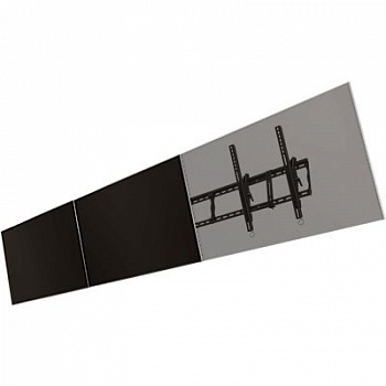 

Кронштейн настенный TV/монитора Wize Pro WML47, 40"-47", VESA 75x75мм-800x400мм, наклонный, до 91кг, черный, WML47