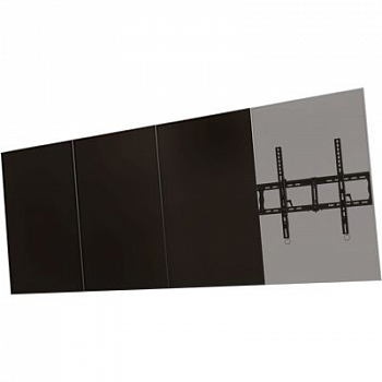

Кронштейн настенный TV/монитора Wize Pro WMP47, 40"-47", VESA 75x75мм-800x400мм, наклонный, до 91кг, черный, WMP47