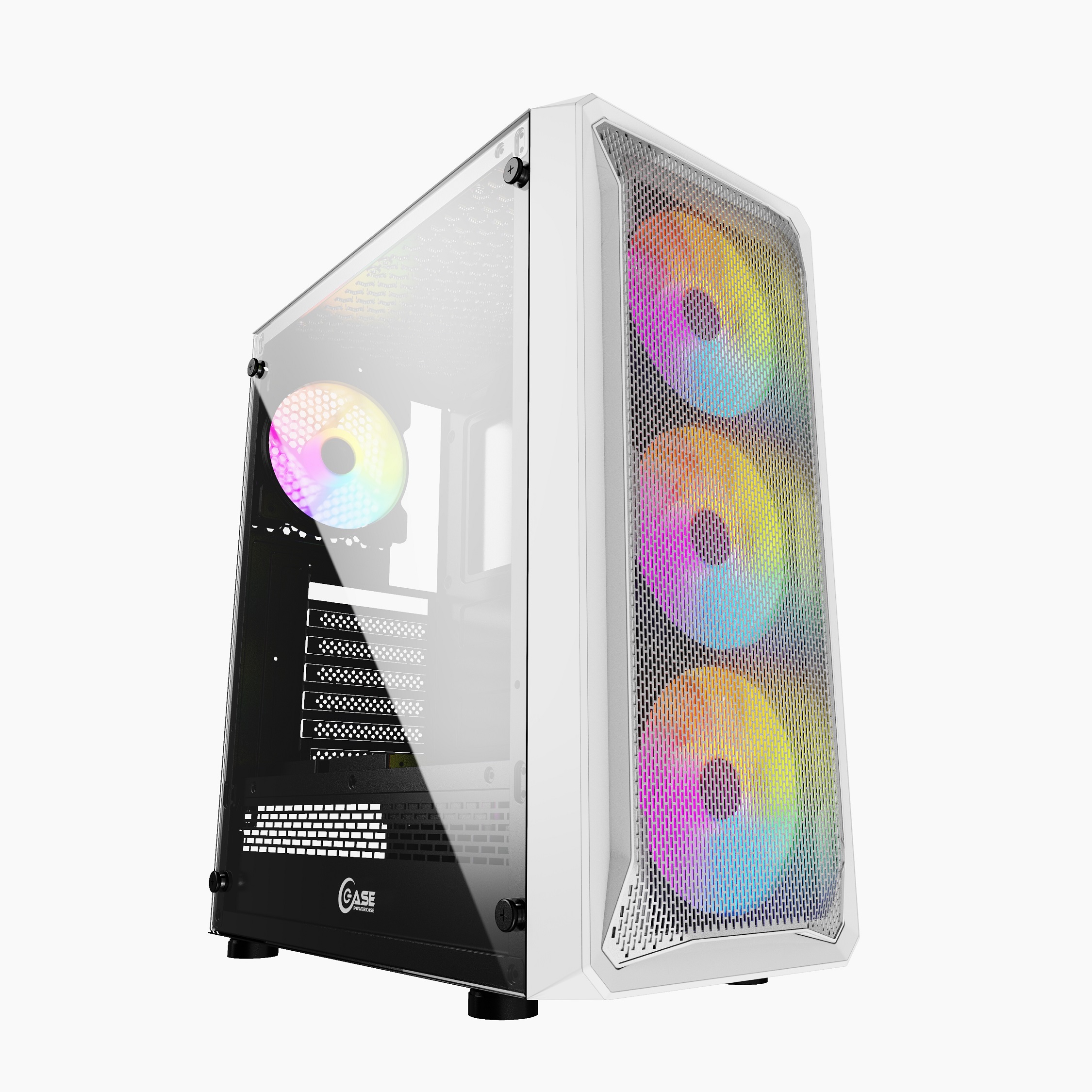 

Корпус PowerCase Mistral Z4 White, ATX, Midi-Tower, USB 3.0, белый, без БП (PC_CMIZW_L4), Mistral Z4 White