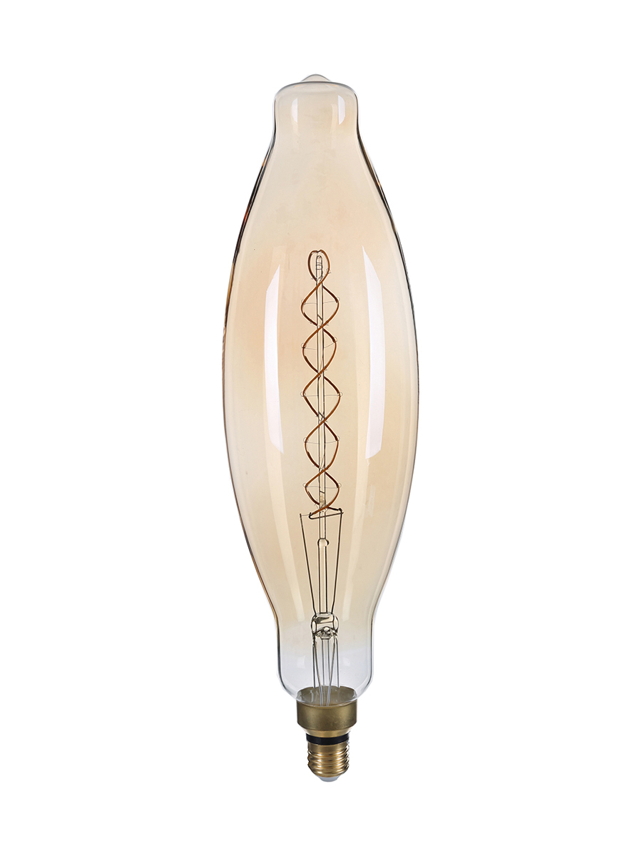 

Лампа светодиодная E27 свеча/BT120, 8Вт, 1800K, 570лм, филаментная, HIPER VINTAGE FILAMENT FLEXIBLE (HL-2204), VINTAGE FILAMENT FLEXIBLE
