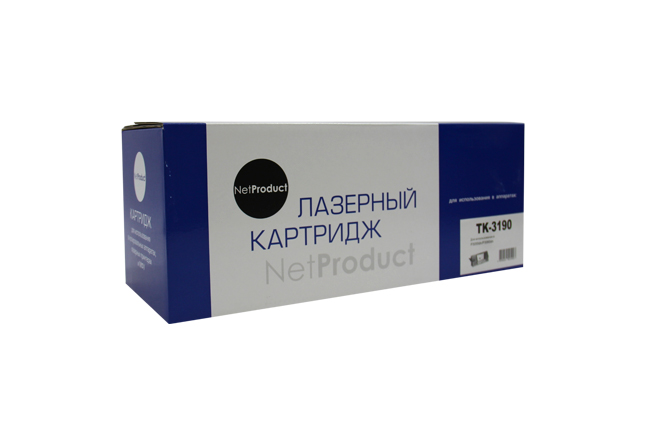 

Картридж лазерный NetProduct N-TK-3190 (TK-3190/1T02T60NL0), черный, 25000 страниц, совместимый для Kyocera ECOSYS P3055DN/P3060DN
