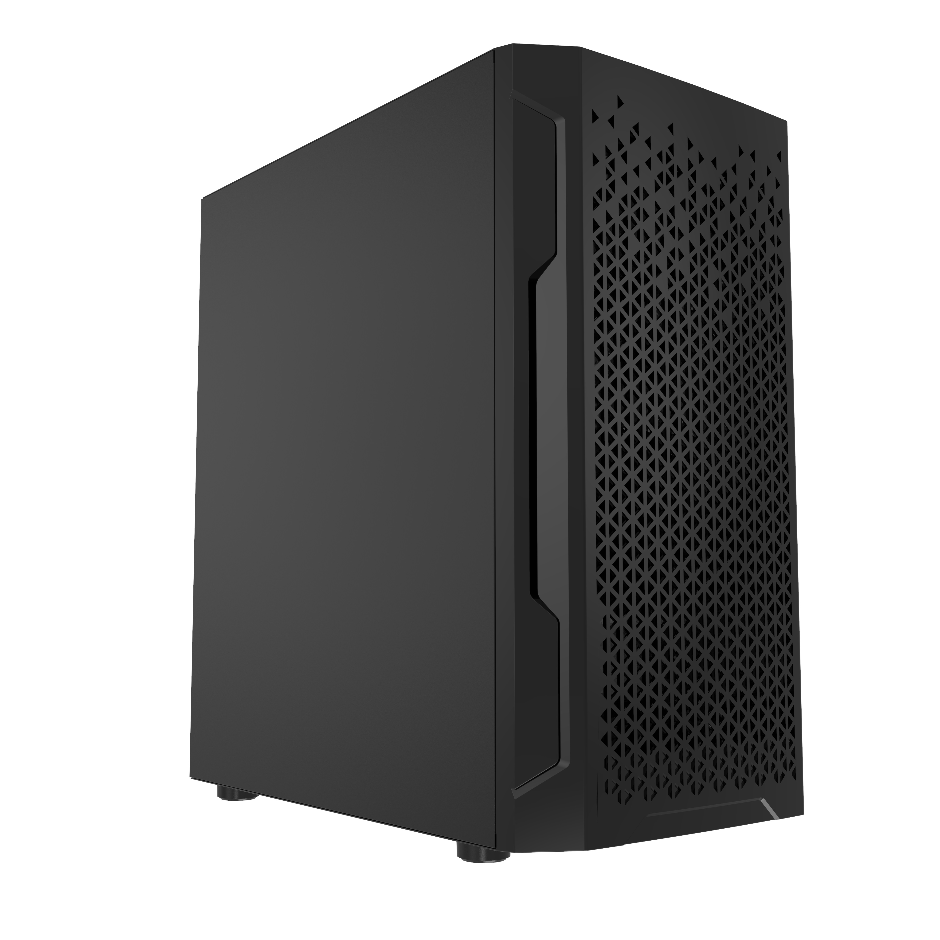 Корпус PowerCase Mistral Micro Z2B SI, Mini-Tower, без БП, черный ...