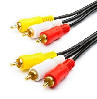 

Кабель 3RCA(M)-3RCA(M), 1м, черный Geplink AT1002 (AT1002), AT1002