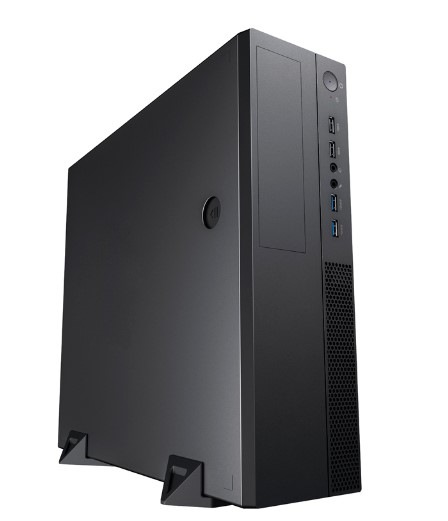 Корпус Powerman EL510BK, mATX, Mini-Tower, 2xUSB 3.0, черный, 300 Вт (6141273)