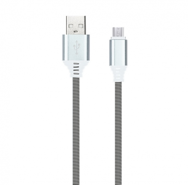 

Кабель USB-Type-C, 2A, 1м, черный/белый Smartbuy iK-3112NS (iK-3112NS black), Белый/черный, iK-3112NS