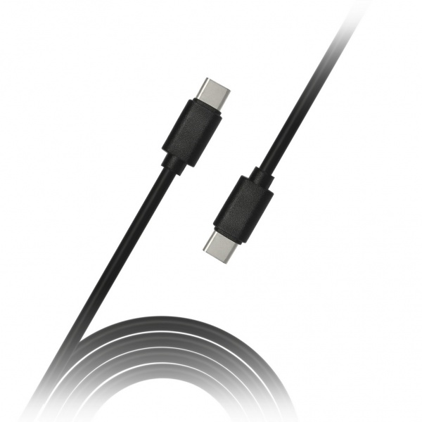 

Кабель USB Type-C-Type-C, 2A быстрая зарядка, 1м, черный Smartbuy iK-3112fc (iK-3112fc black), iK-3112fc