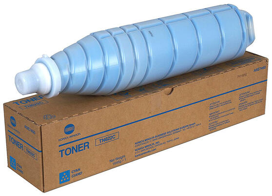 

Картридж лазерный Konica Minolta TN-622C/A5E7450, голубой, 95000 страниц, оригинальный для Konica Minolta bizhub PRESS C1085/C1100, TN-622C