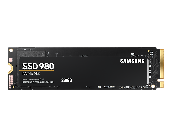 Твердотельный накопитель (SSD) Samsung 250Gb 980, 2280, M.2, NVMe (MZ-V8V250BW) - фото 1