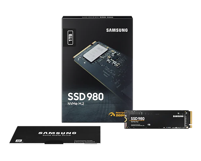 SSD Samsung 980 1Tb M.2 2280 PCIe 3.0 x4 (MZ-V8V1T0BW), 873985