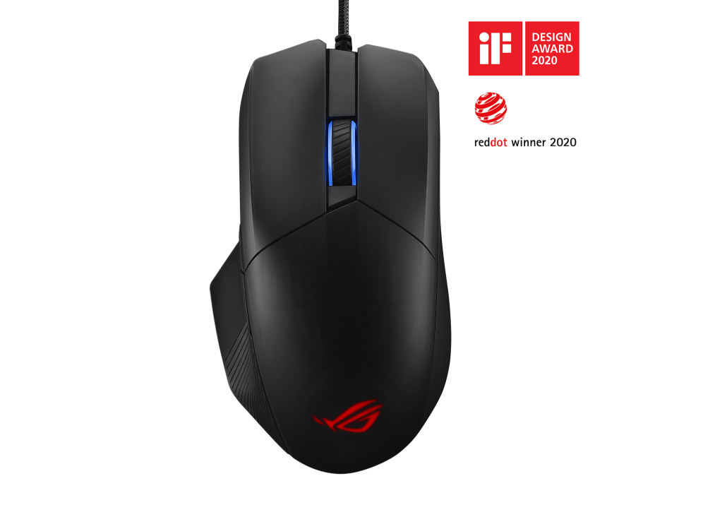

Мышь проводная ASUS ROG Chakram Core, 16000dpi, оптическая светодиодная, USB, черный (90MP01T0-BMUA00), ROG Chakram Core