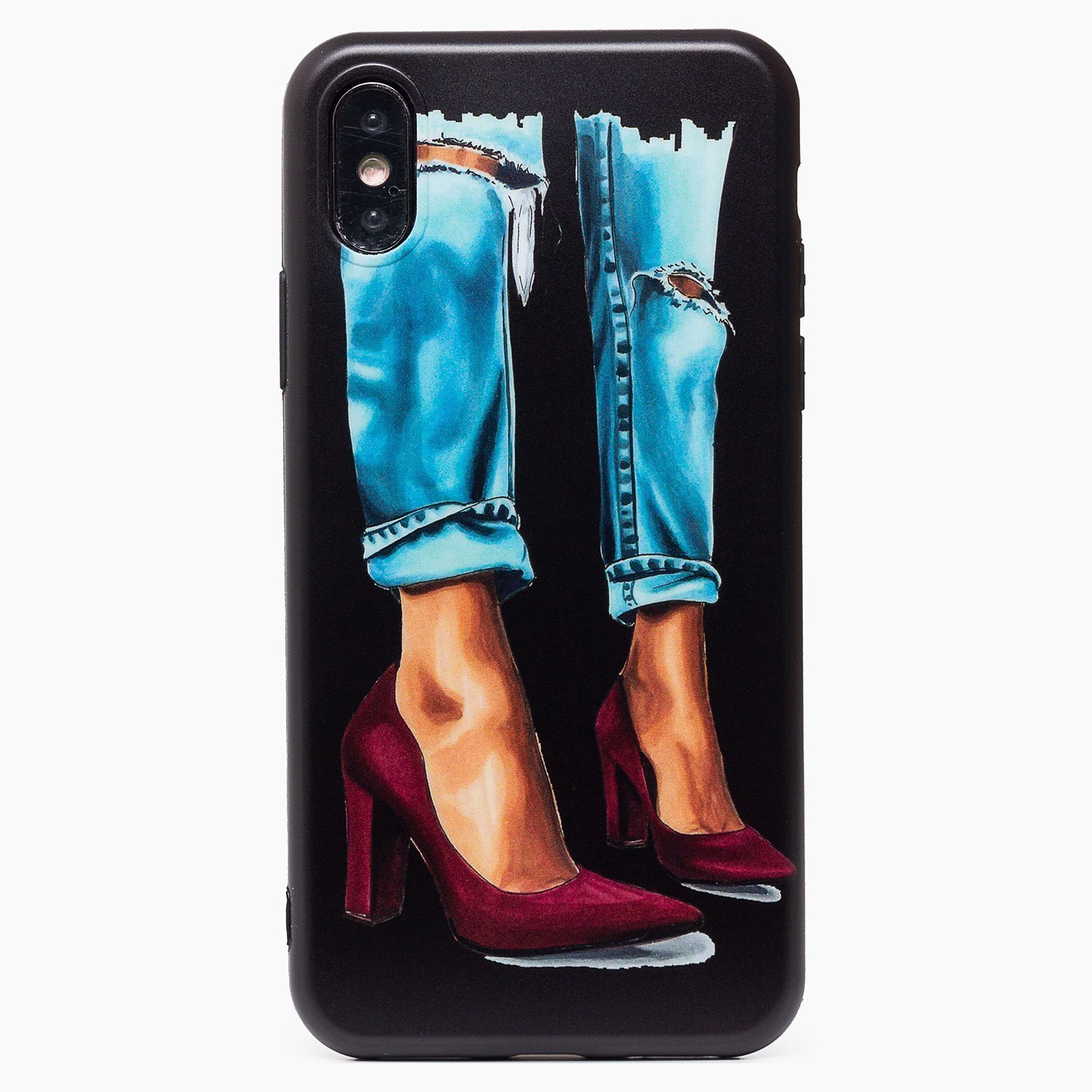 

Чехол-накладка SC195 для смартфона Apple iPhone X/XS, силикон, рисунок (003) (122186)