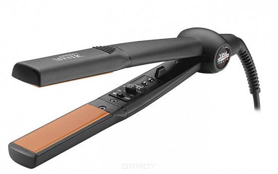 

Выпрямитель Gamma Piu MYSTIC HS-NA1000/6, 230°C, 50Вт, керамико-турмалиновое покрытие, 4 режима, 2.8м, черный (128), HS-NA1000/6