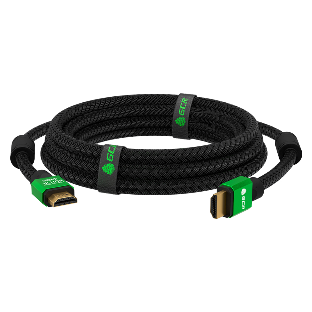 

Кабель HDMI(19M)-HDMI(19M) v2.0 4K, экранированный, 1.2м, зеленый Greenconnect (GCR-51005)