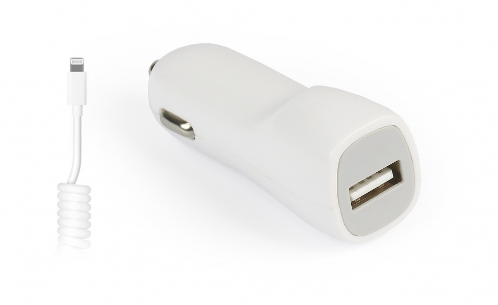 

Автомобильное зарядное устройство SmartBuy NOVA MKII, USB, 2.1А, кабель Lightning 8-pin, белый (SBP-1504-8-V), NOVA MKII