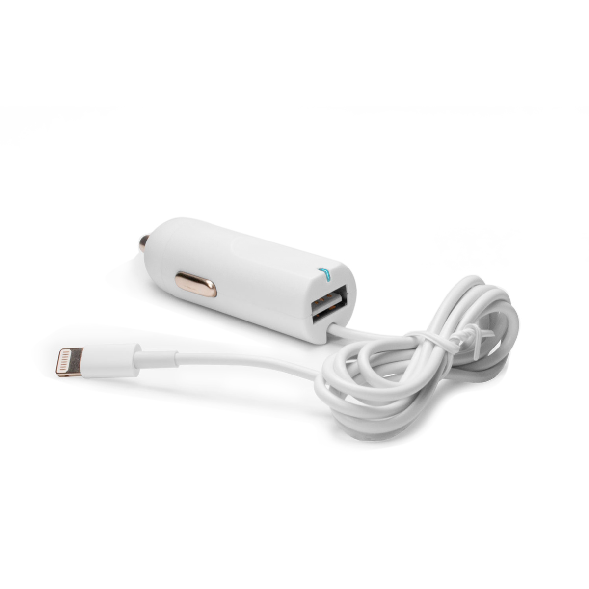 Автомобильное зарядное устройство IQfuture IQ-CC01/W, 2xUSB