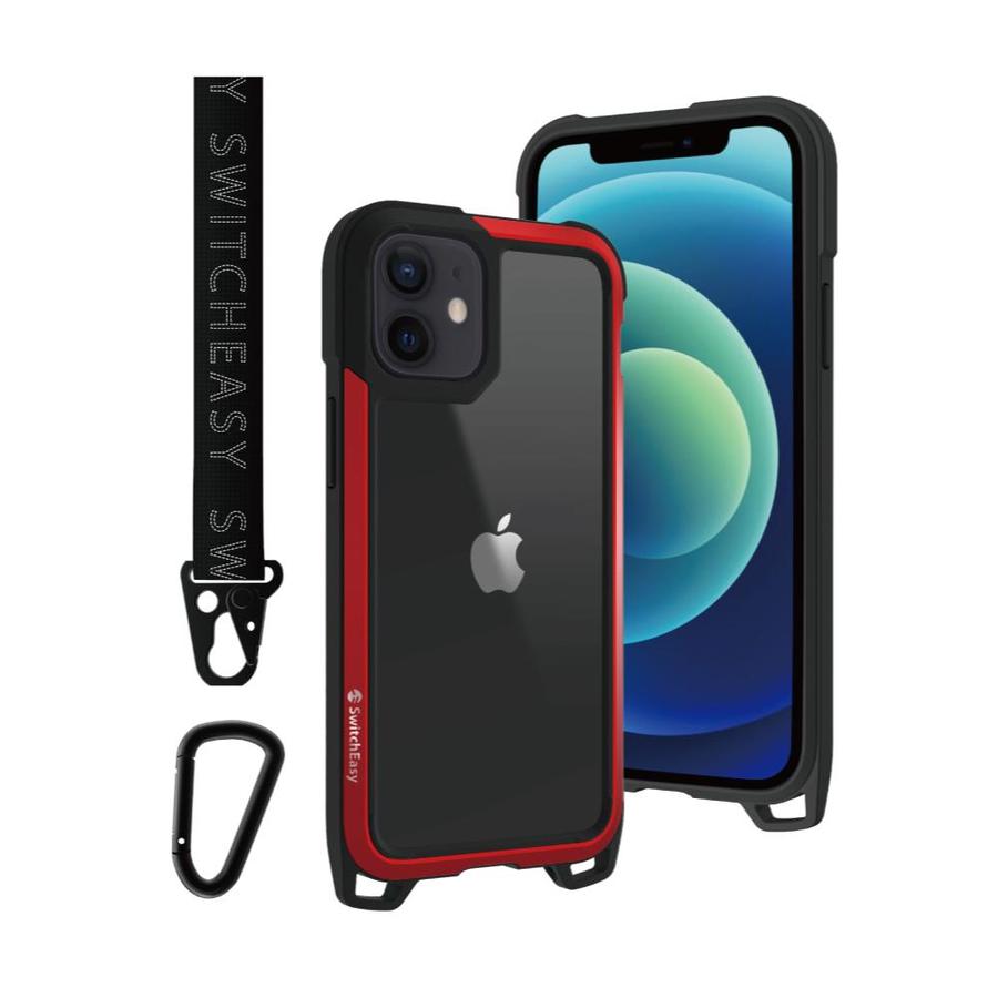 

Чехол SwitchEasy Odyssey для смартфона Apple iPhone 12 mini, поликарбонат/полиуретан/алюминий, красный (GS-103-121-114-15)