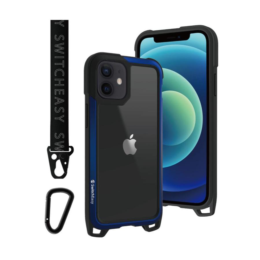 

Чехол SwitchEasy Odyssey для смартфона Apple iPhone 12 mini, поликарбонат/полиуретан/алюминий, синий (GS-103-121-114-142)