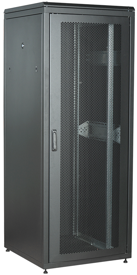 

Шкаф телекоммуникационный напольный 28U 800x800 мм, перфорация/металл, черный, разборный, ITK LINEA N (LN05-28U88-PM)