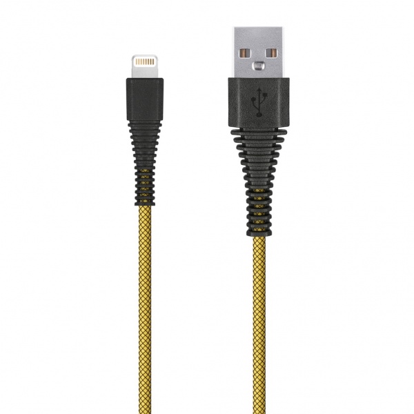 

Кабель USB 2.0(Am)-Lightning 8-pin(m), 2A, 1м, желтый Smartbuy iK-510n-2 (iK-510n-2 yellow), iK-510n-2