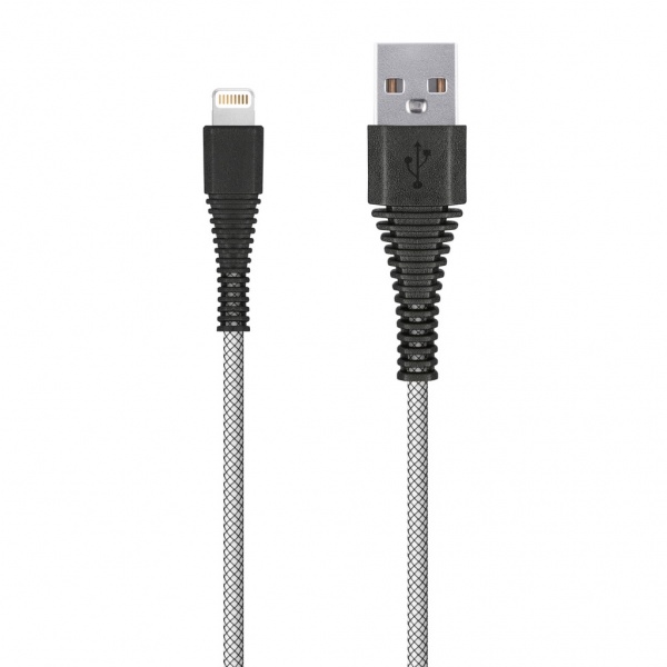 

Кабель USB 2.0(Am)-Lightning 8-pin(m), 2A, 1м, белый Smartbuy iK-510n-2 (iK-510n-2 white), iK-510n-2