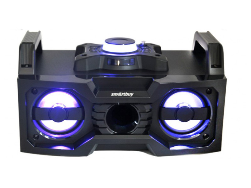 

Акустика портативная SmartBuy BASS STATION, 20Вт, FM, USB, Bluetooth, подсветка, черный (SBS-4545)), BASS STATION
