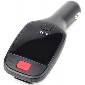 FM-трансмиттер ACV FMT-119B, Bluetooth, USB, microSD, черный
