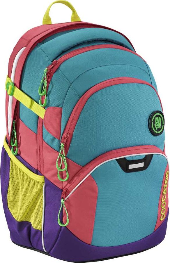 

15.6" Рюкзак Coocazoo JobJobber2 Holiman, бирюзовый/розовый (00183618), JobJobber2 Holiman
