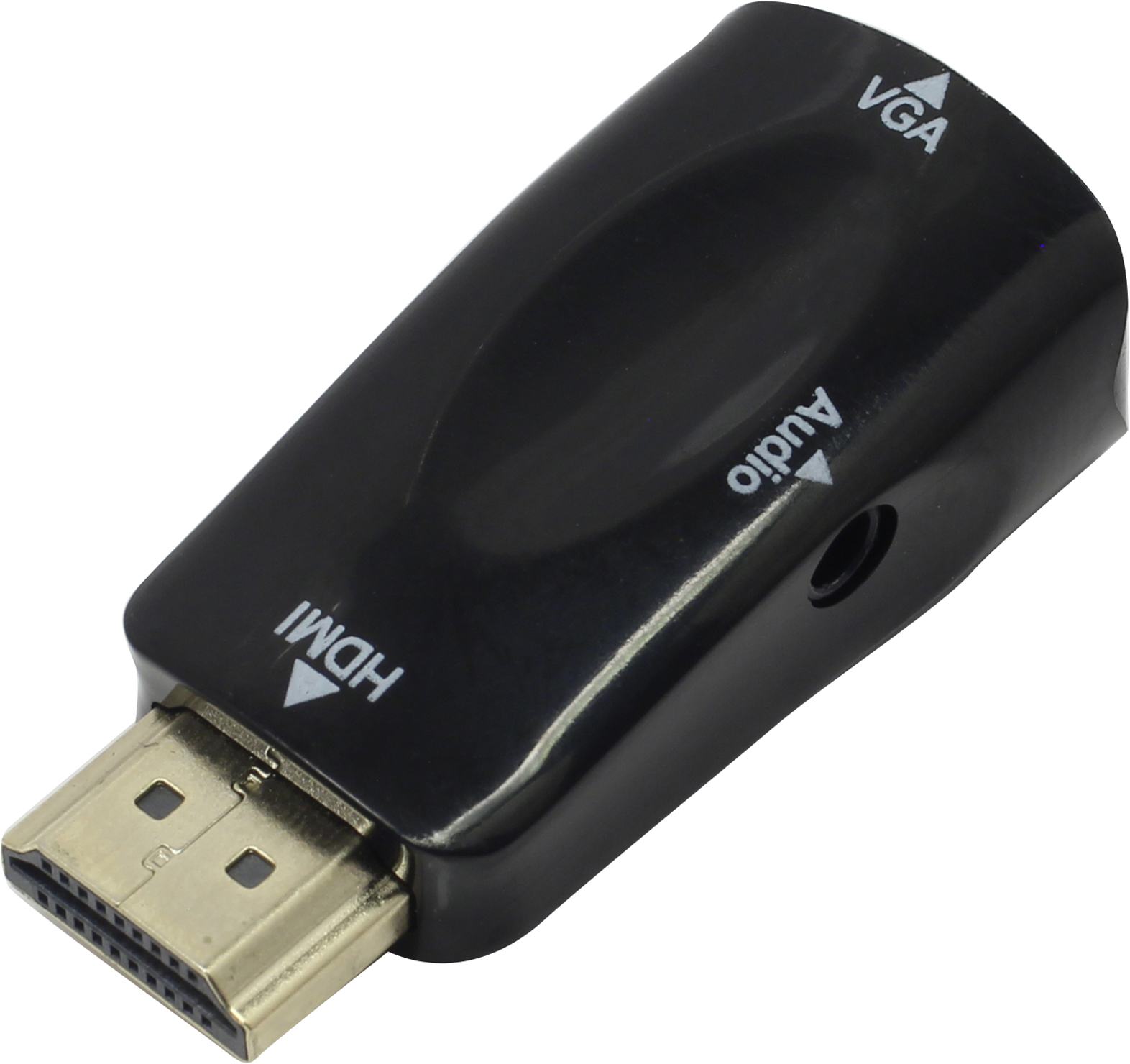 

Переходник (адаптер) HDMI(19M)-VGA(15F), черный Exegate EX-HDMIM-VGAF-C (EX284927RUS), EX-HDMIM-VGAF-C