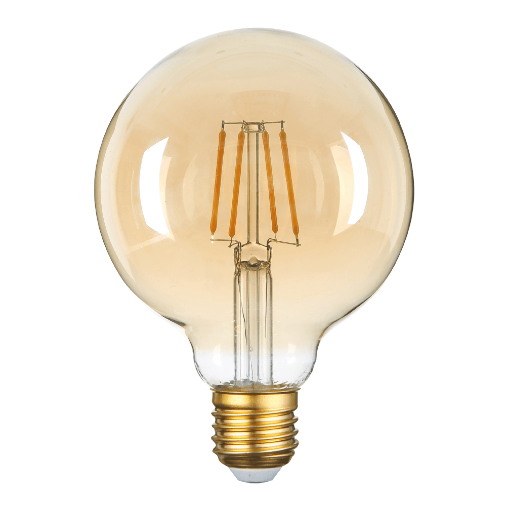 

Лампа светодиодная E27 шар/G95, 6Вт, 1800K / теплый свет, 535лм, филаментная, THOMSON Filament (TH-B2169)