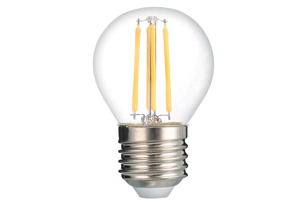Лампа светодиодная E27 шар, 7Вт, 4500K / белый, 730лм, филаментная, THOMSON Filament (TH-B2092) - фото 1
