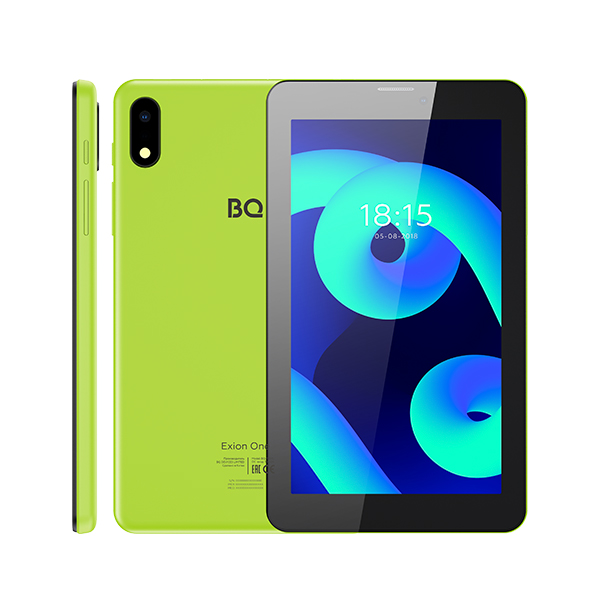 

Планшет BQ 7055L Exion One 7" 1024x600 IPS, Unisoc SC9863A, 2Gb RAM, 32Gb, 3G/4G LTE, WiFi, BT, 2.5 А·ч, Android 10.0, зеленый, 7055L Exion One