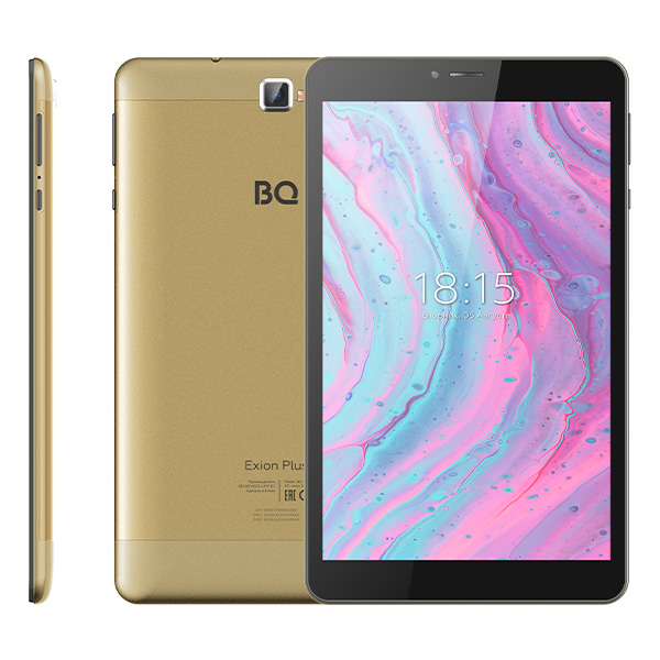 

Планшет BQ 8077L Exion Plus 8" 1280x800 IPS, Unisoc SC9863A, 3Gb RAM, 32Gb, 3G/4G LTE, WiFi, BT, 4 А·ч, Android 10.0, золотистый, 8077L Exion Plus