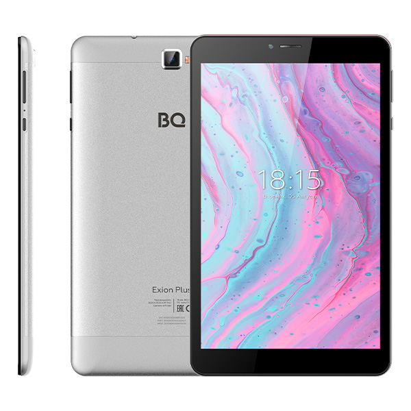 

Планшет BQ 8077L Exion Plus 8" 1280x800 IPS, Unisoc SC9863A, 3Gb RAM, 32Gb, 3G/4G LTE, WiFi, BT, 4 А·ч, Android 10.0, серебристый, 8077L Exion Plus