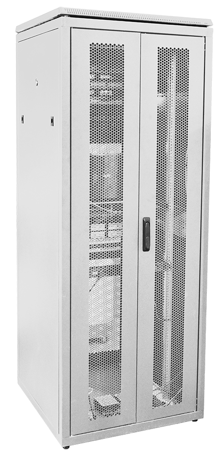 

Шкаф телекоммуникационный напольный 38U 800x800 мм, перфорация/металл, серый, разборный, ITK LINEA N (LN35-38U88-2PP)