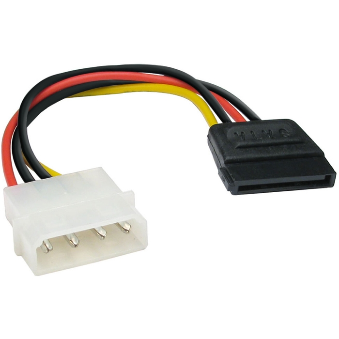 Переходник питания (адаптер) Molex(M)-SATA 15-pin(F) Exegate 15 см