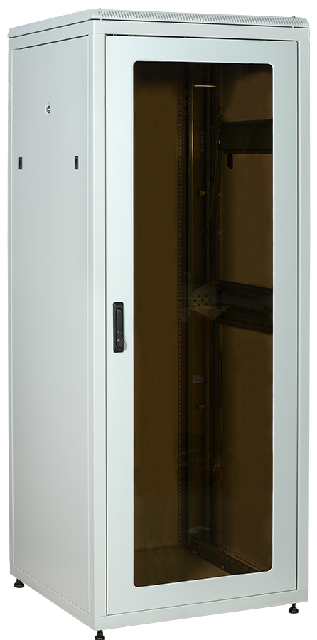 

Шкаф телекоммуникационный напольный 47U 800x800 мм, стекло/металл, серый, разборный, ITK LINEA N (LN35-47U88-GM)