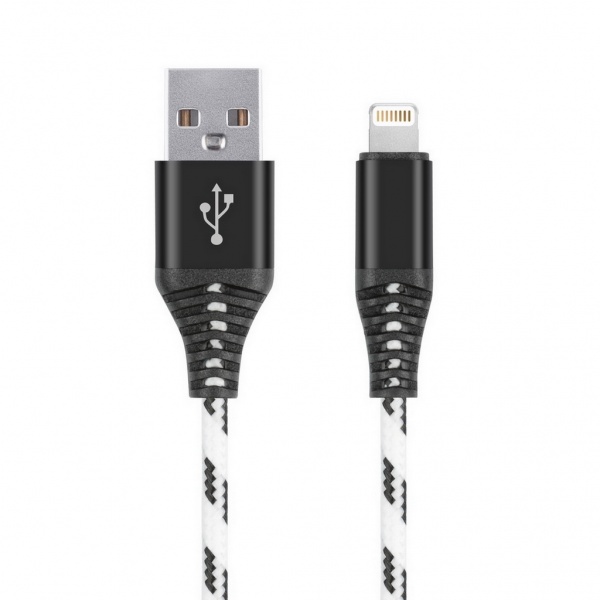 

Кабель USB-Lightning 8-pin, 2A, 3м, белый Smartbuy (iK-530cm-2)